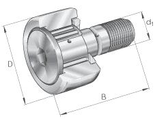 Stud type track roller CF CF..R CF..UU CF..UUR